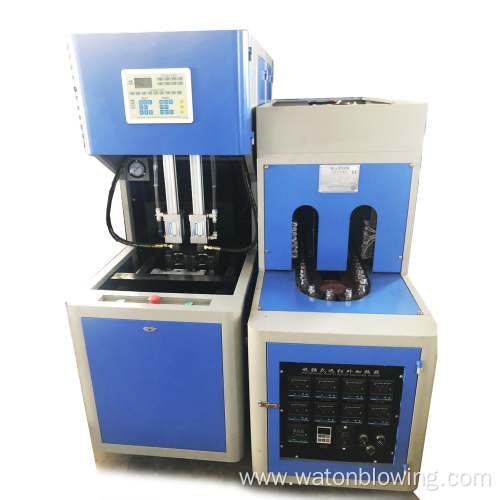 Semi Automatic Two Cavities PET Blow Molding Machine